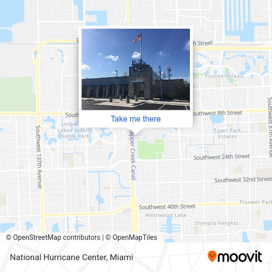 Mapa de National Hurricane Center