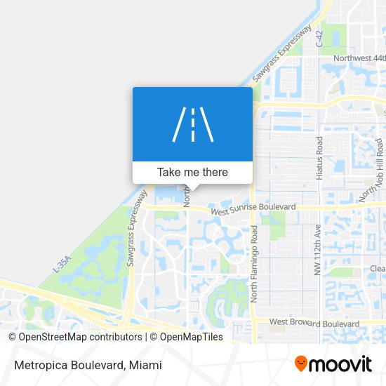 Metropica Boulevard map