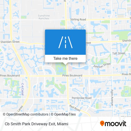 Cb Smith Park Driveway Exit map