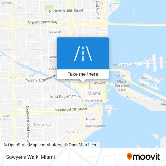 Mapa de Sawyer's Walk
