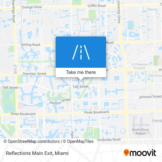 Reflections Main Exit map