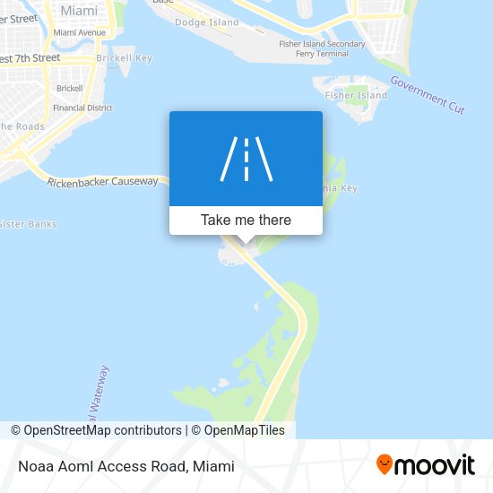 Noaa Aoml Access Road map