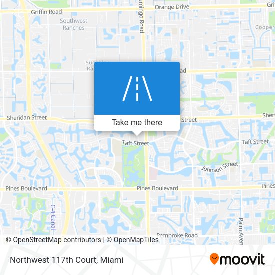 Northwest 117th Court map