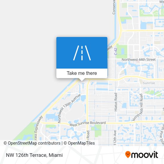 Mapa de NW 126th Terrace