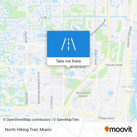 Mapa de North Hiking Trail