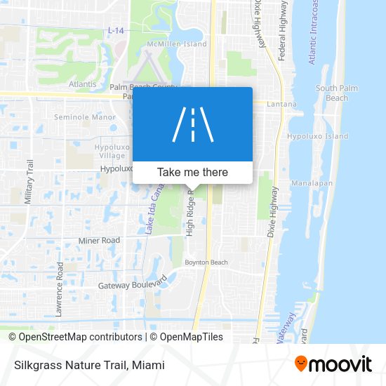 Silkgrass Nature Trail map