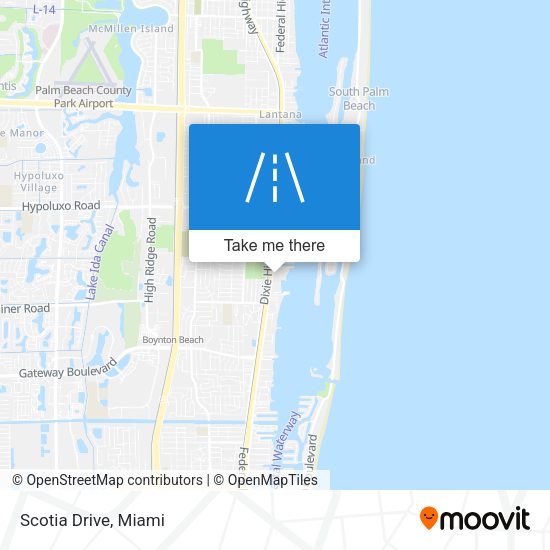 Mapa de Scotia Drive