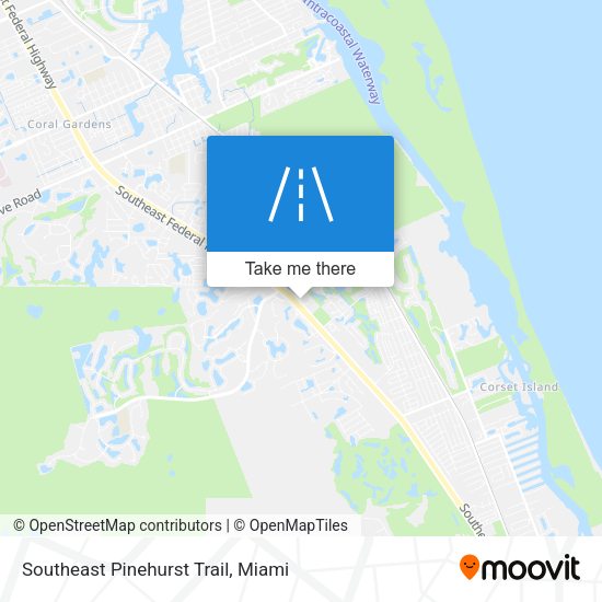 Mapa de Southeast Pinehurst Trail