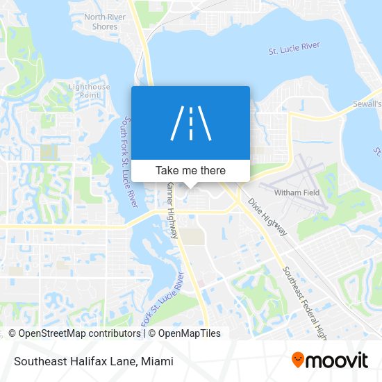 Mapa de Southeast Halifax Lane
