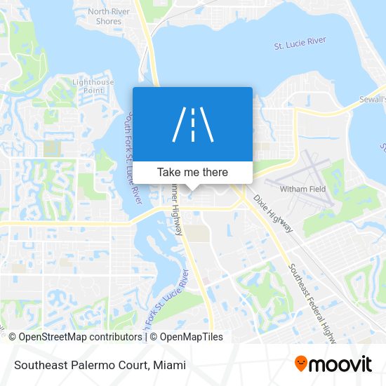 Southeast Palermo Court map