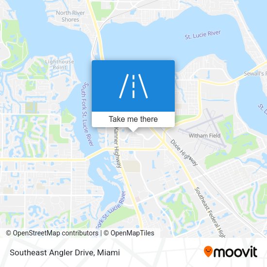 Southeast Angler Drive map