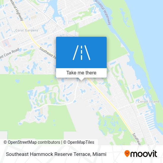 Mapa de Southeast Hammock Reserve Terrace
