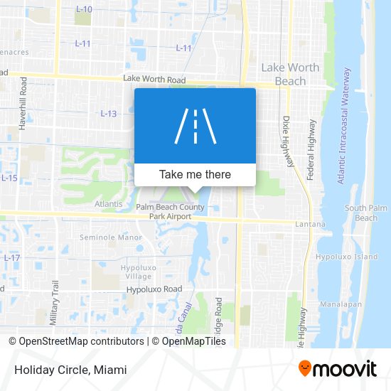 Mapa de Holiday Circle