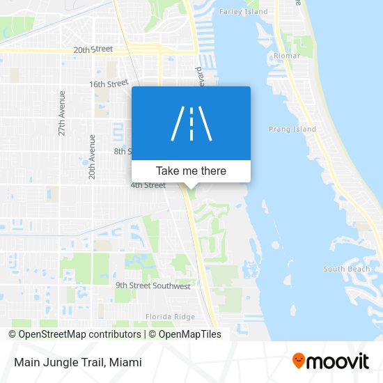 Main Jungle Trail map