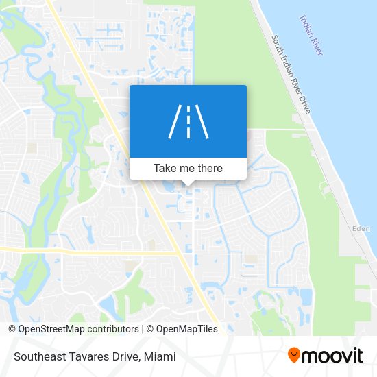 Southeast Tavares Drive map