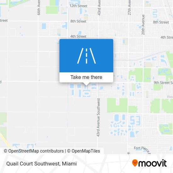Quail Court Southwest map