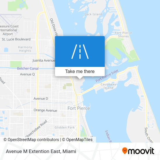 Avenue M Extention East map