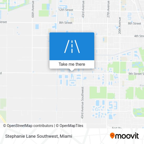 Stephanie Lane Southwest map