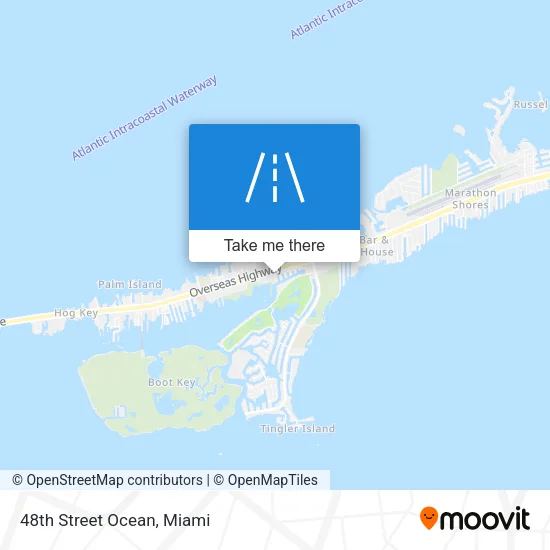 Mapa de 48th Street Ocean