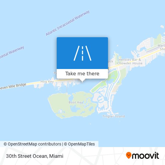 Mapa de 30th Street Ocean