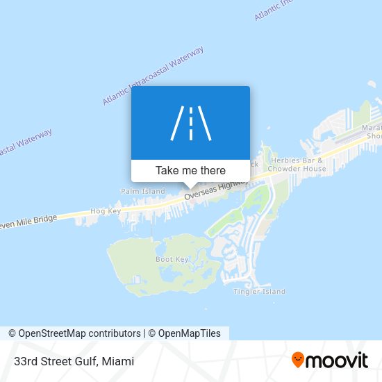 Mapa de 33rd Street Gulf