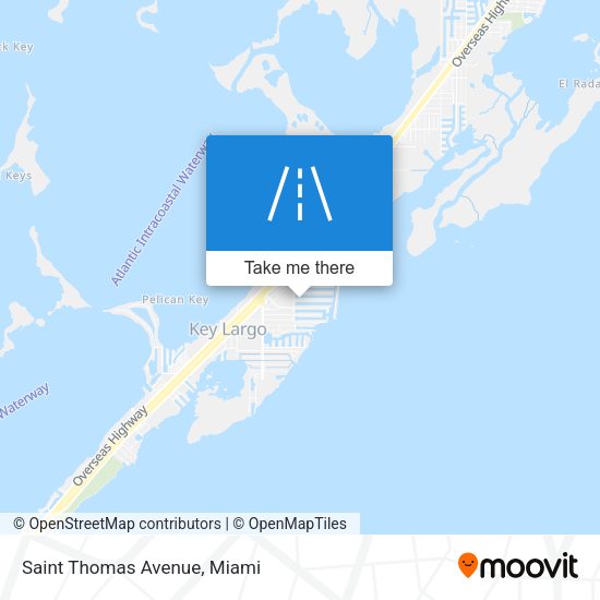 Mapa de Saint Thomas Avenue