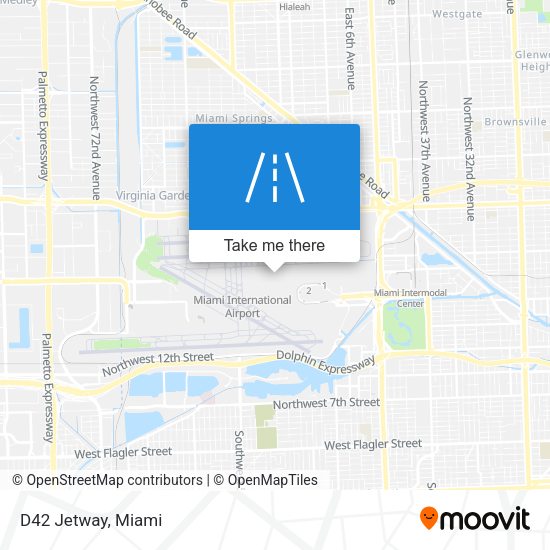 D42 Jetway map