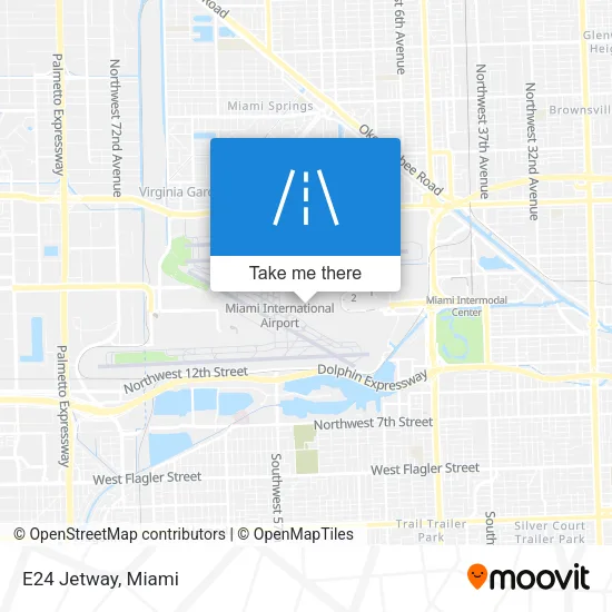 E24 Jetway map
