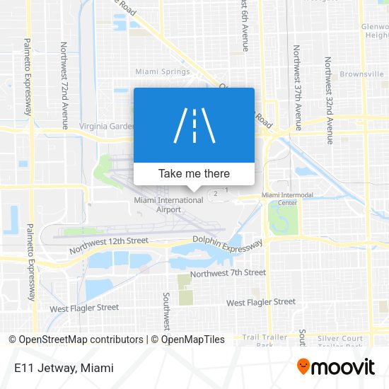 Mapa de E11 Jetway