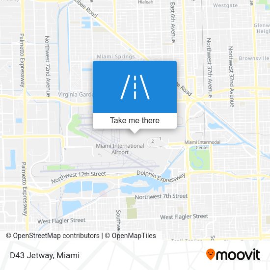 Mapa de D43 Jetway