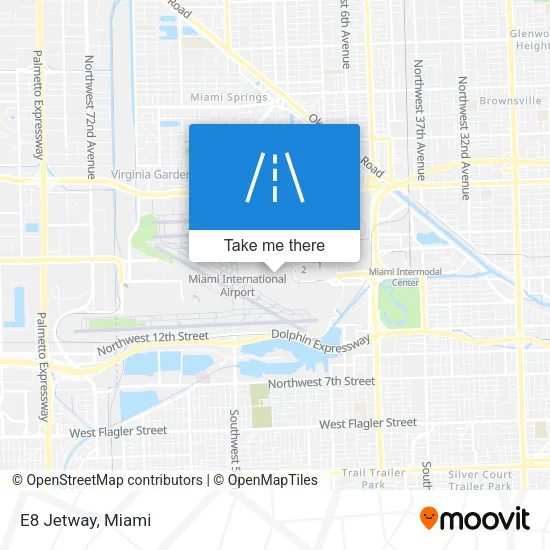 E8 Jetway map