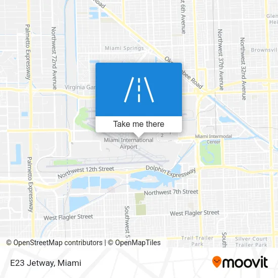E23 Jetway map