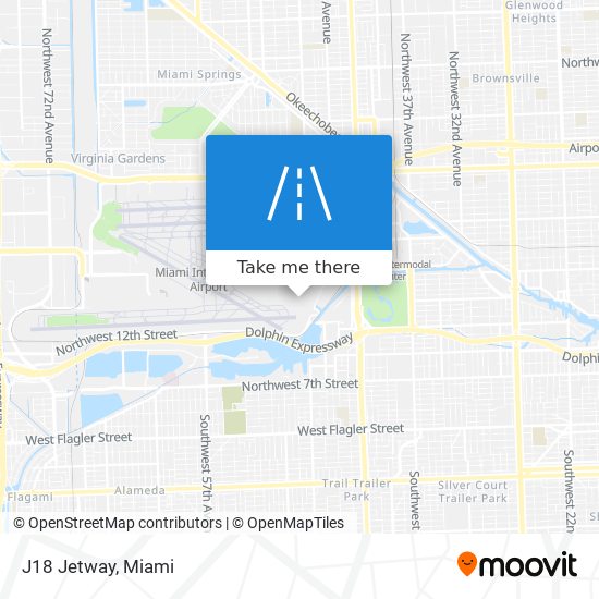 Mapa de J18 Jetway