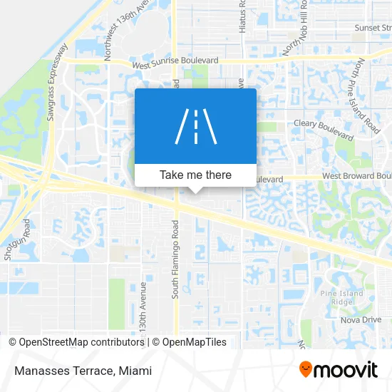 Manasses Terrace map
