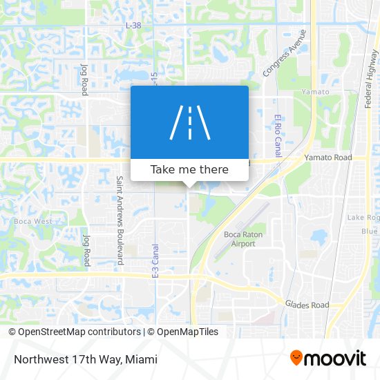 Northwest 17th Way map