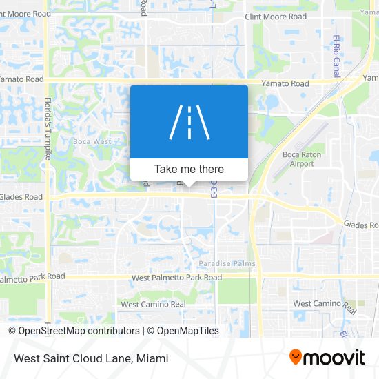 Mapa de West Saint Cloud Lane