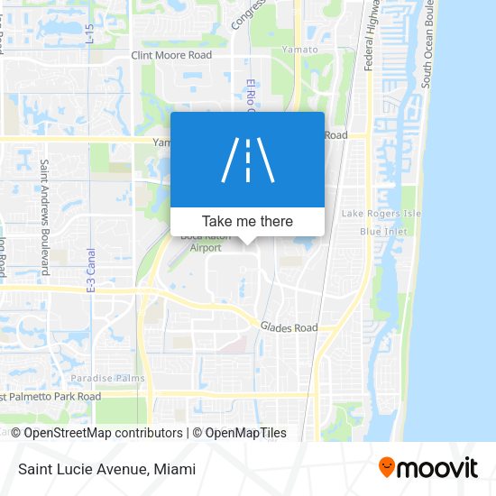 Mapa de Saint Lucie Avenue
