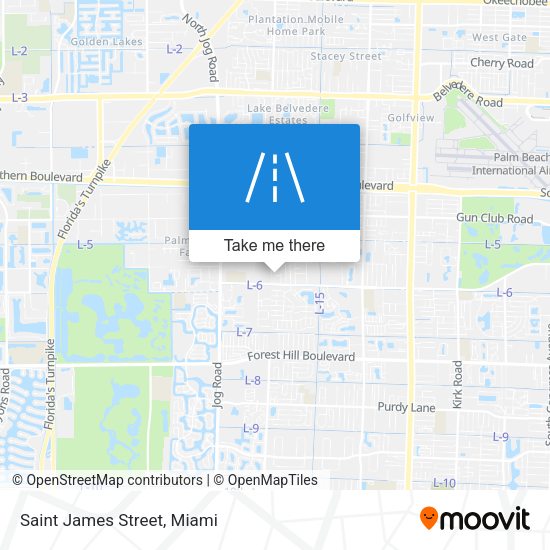 Mapa de Saint James Street