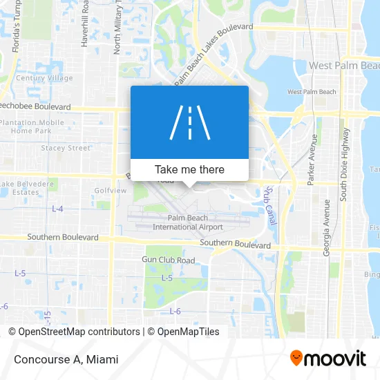 Concourse A map