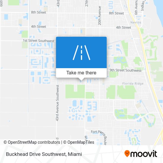 Buckhead Drive Southwest map