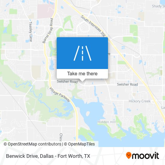 Benwick Drive map