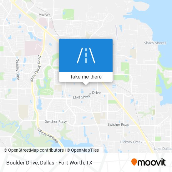Boulder Drive map