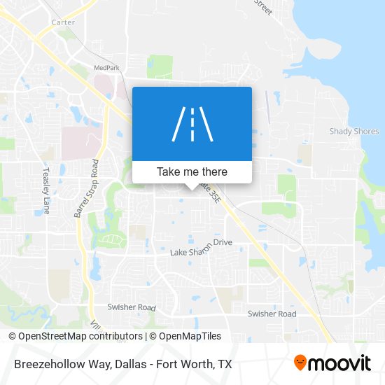 Breezehollow Way map