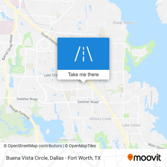 Buena Vista Circle map