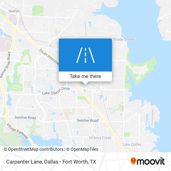 Carpenter Lane map