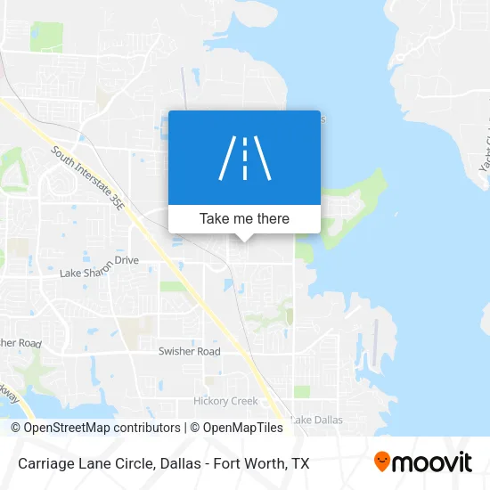 Carriage Lane Circle map
