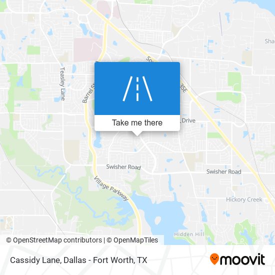 Cassidy Lane map