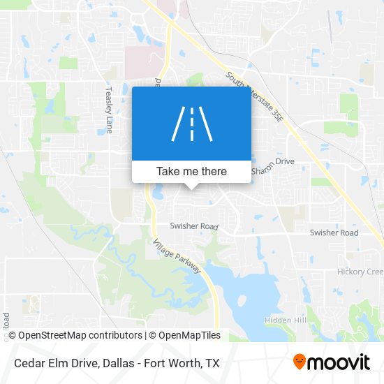 Cedar Elm Drive map
