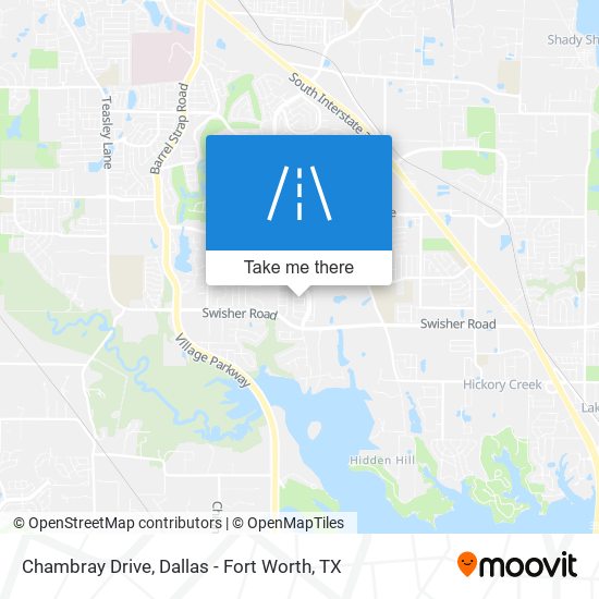 Chambray Drive map