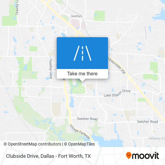 Clubside Drive map